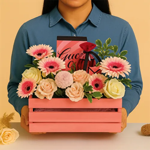 Flowers & Perfume Combo