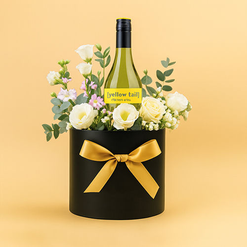 Flowers & Wine Combo