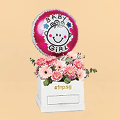 Flowers & Balloons Combo