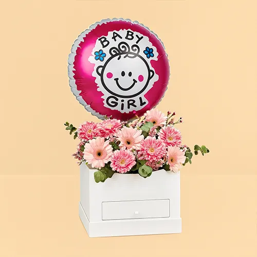 Flowers & Balloons Combo