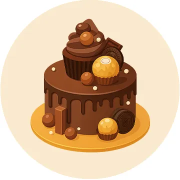 Chocolates Cakes
