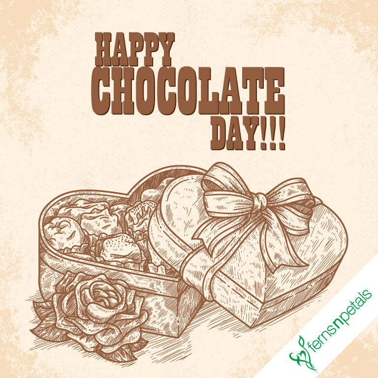 Chocolate Love Vector Hd Images, Happy Chocolate Day Word And Love Shape  With Vector Element, Dessert, Brown, Candy PNG Image For Free Download