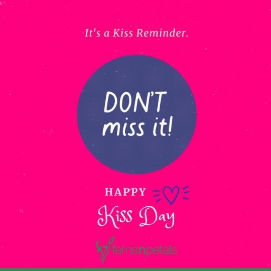kiss day messages