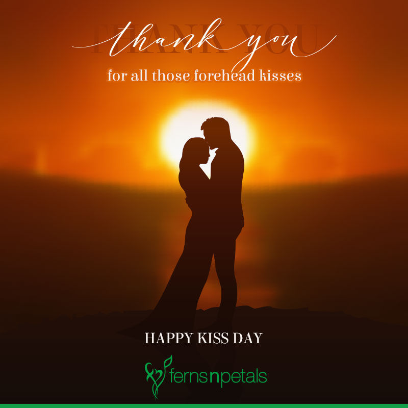 happy kiss day for friends