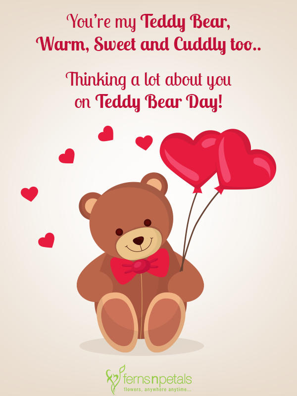 Teddy day wishes