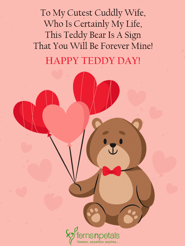 Teddy day wishes onlne 