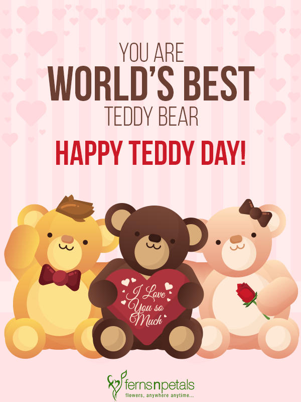 Teddy day wishes indea
