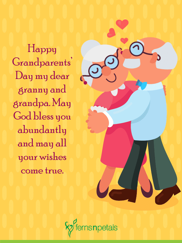 30+ Unique Quotes and Messages to wish Happy GrandParents Day - Ferns N