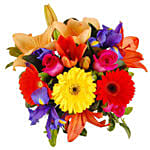 Bright Mixed Flowers Bouquet