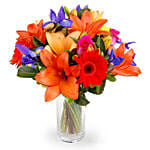 Modern Bouquet of Bright Flowers