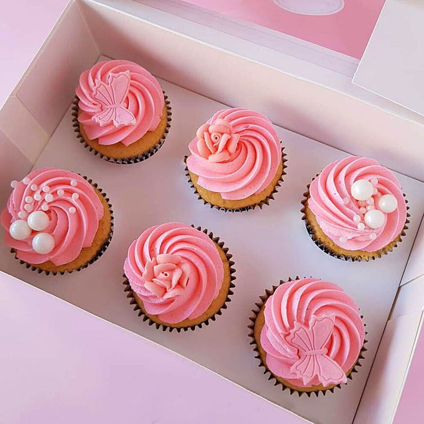 Delish Red Velvet Cupcakes 6 Pcs
