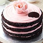 Dark Chocolate Rose Cake 1 Kg