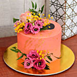 Flowerly Chocolate Cake Half Kg