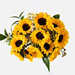 Striking Sunflowers Vase Arrangement