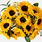 Striking Sunflowers Vase Arrangement