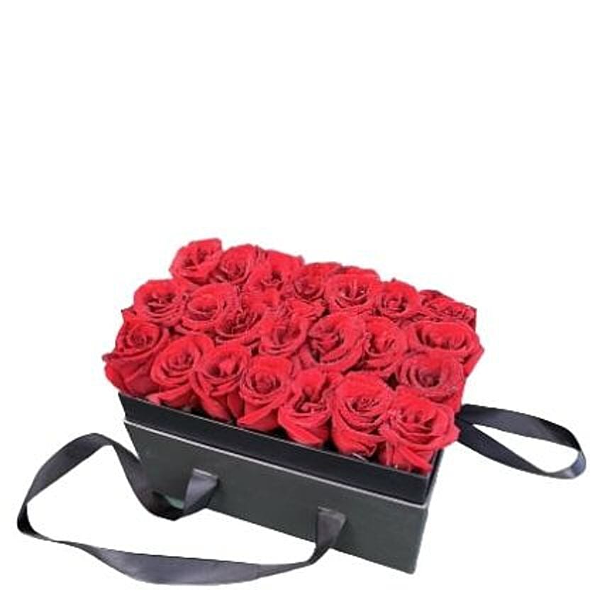 Romantic Red Roses Arrangement