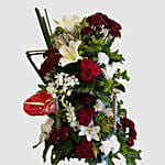 Blooming Mixed Flowers Arrangement