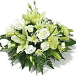 Arrangement of Roses Lilies & Mixed Flowers