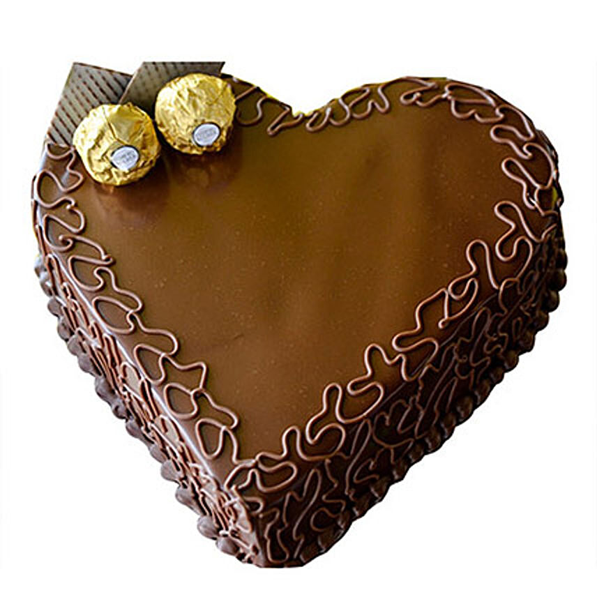 Heart Choco Cake JD
