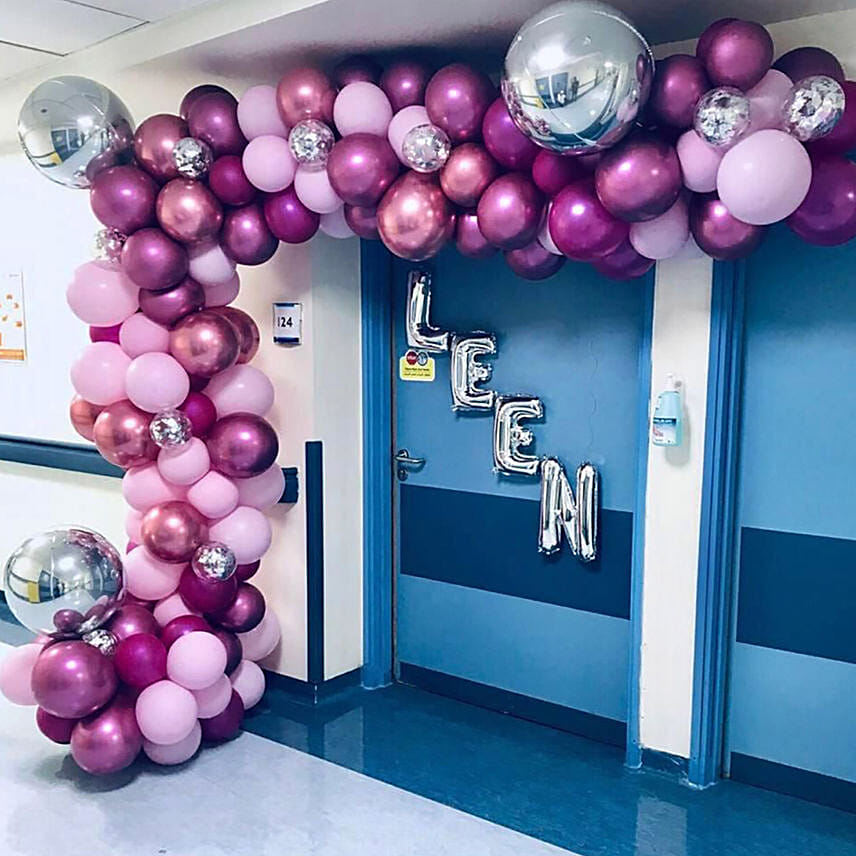 Glittering Balloon Arrangement