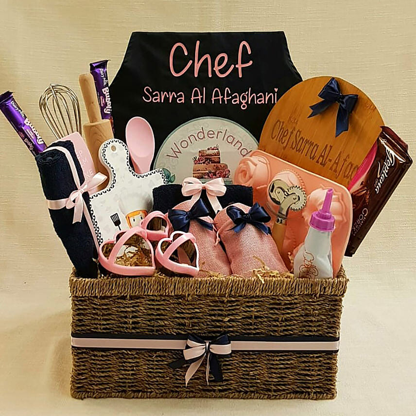 Personalized Kitchen Set Basket