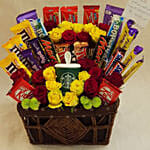 Chocotastic Floral Basket