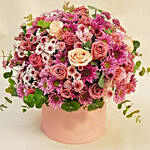 Colourful Carnation & Rose Box