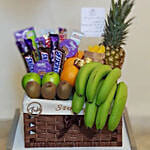 Fresh Fruits N Chocolate Basket