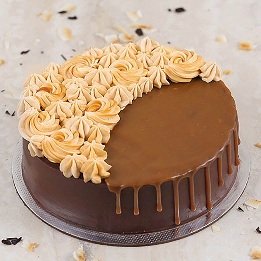 Chocolate Caramel Cake Half Kg