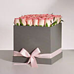 Baklawa Half Kg And Pink Roses Hamper