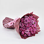 35 Purple Roses Bouquet