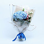 Appealing Roses N Hydrangea Bouquet
