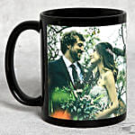 Classic Black Personalised Mug