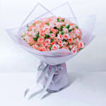 Exotic Peach Spray Roses Bouquet