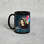 Personalised Birthday Mug Black