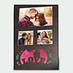 Personalised Led Lights Love Photo Frame