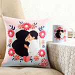 Personalised Pretty Cushion N Mug For Mom