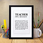 Teacher Praise Photo Frame