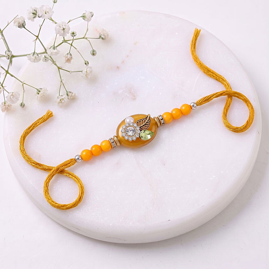 Elegant Kundan Rakhi
