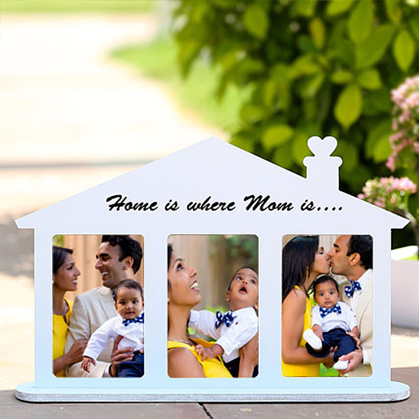 Home Shaped Personalized Frame