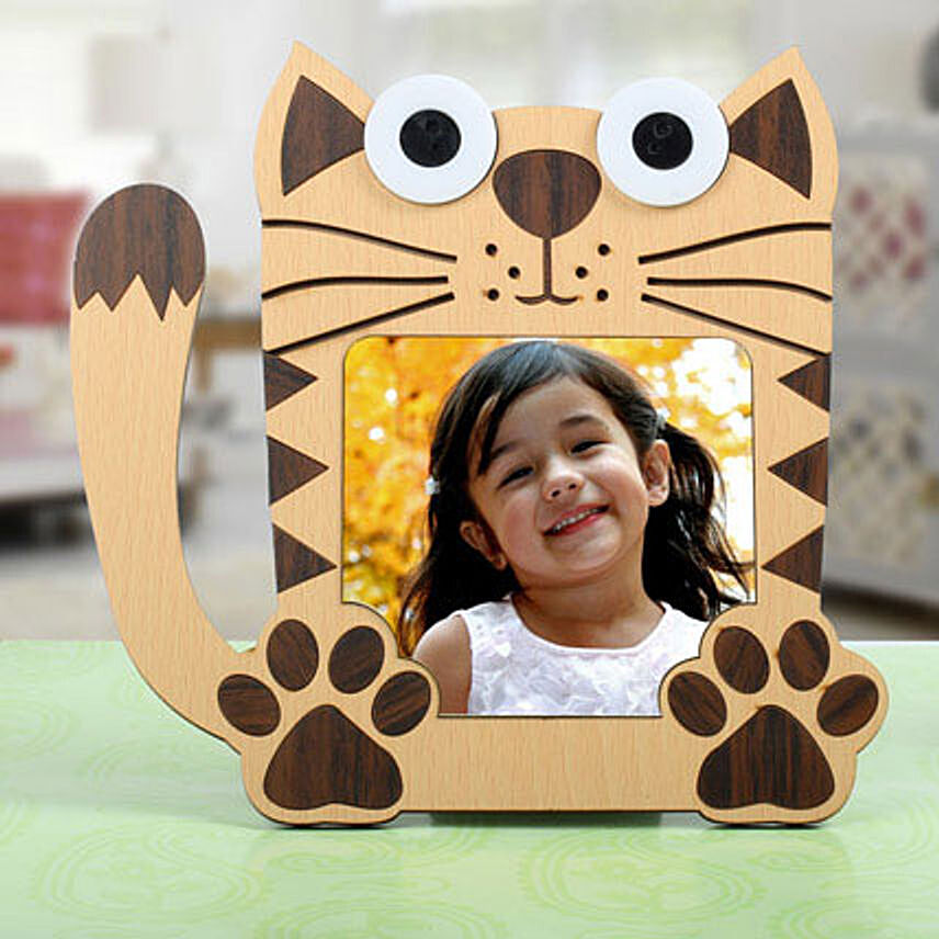 Cat Shaped Personalized Frame
