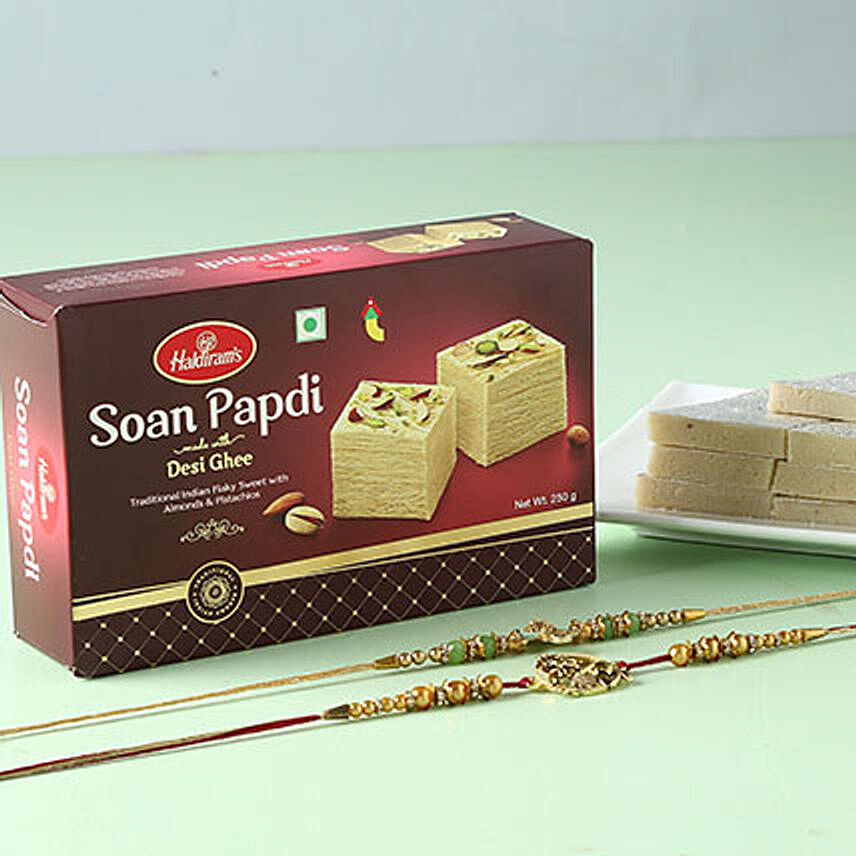 Authentic Sweets And Rakhi Combo