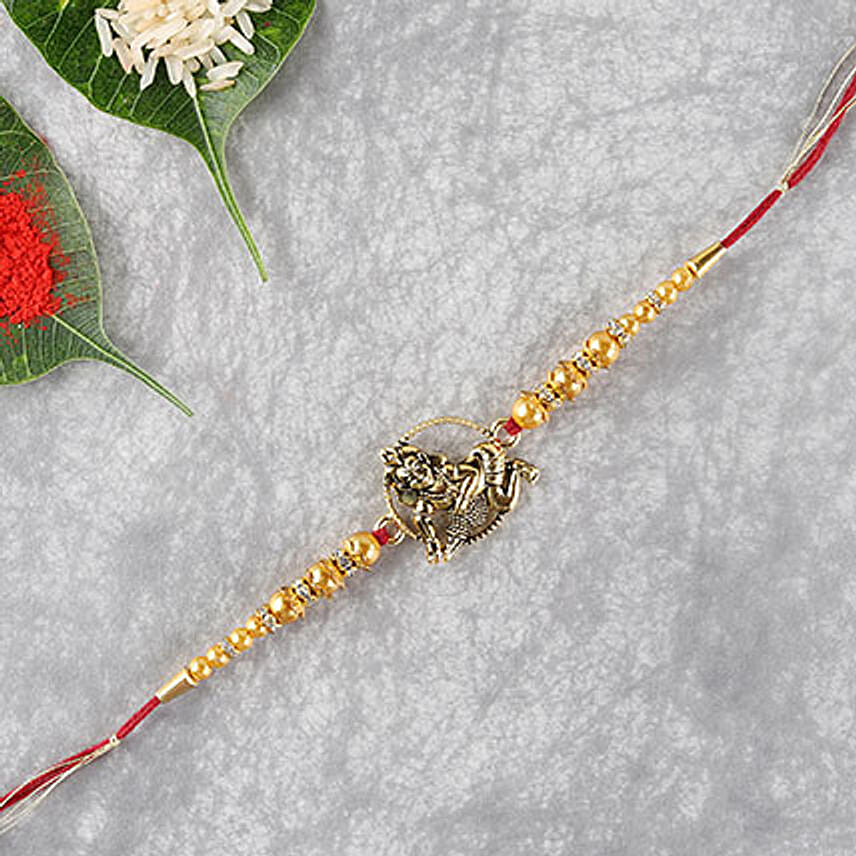 Allah Rakhi Designer Lord Krishna Spiritual Rakhi Delivery in Singapore - FNP SG