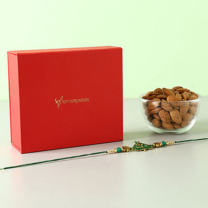 Fancy Rakhi And Almonds Combo