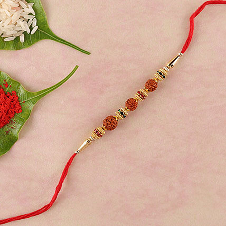 Spiritual Rudraksha Rakhi