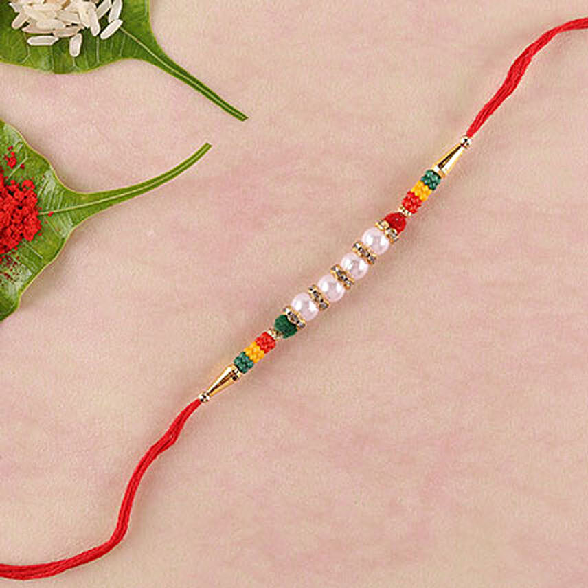 Vibrant Beads Rakhi