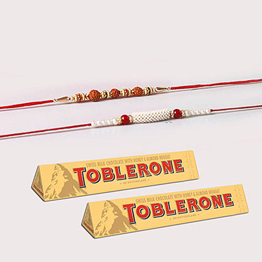 Tasty Toblerone And Rakhi Combo