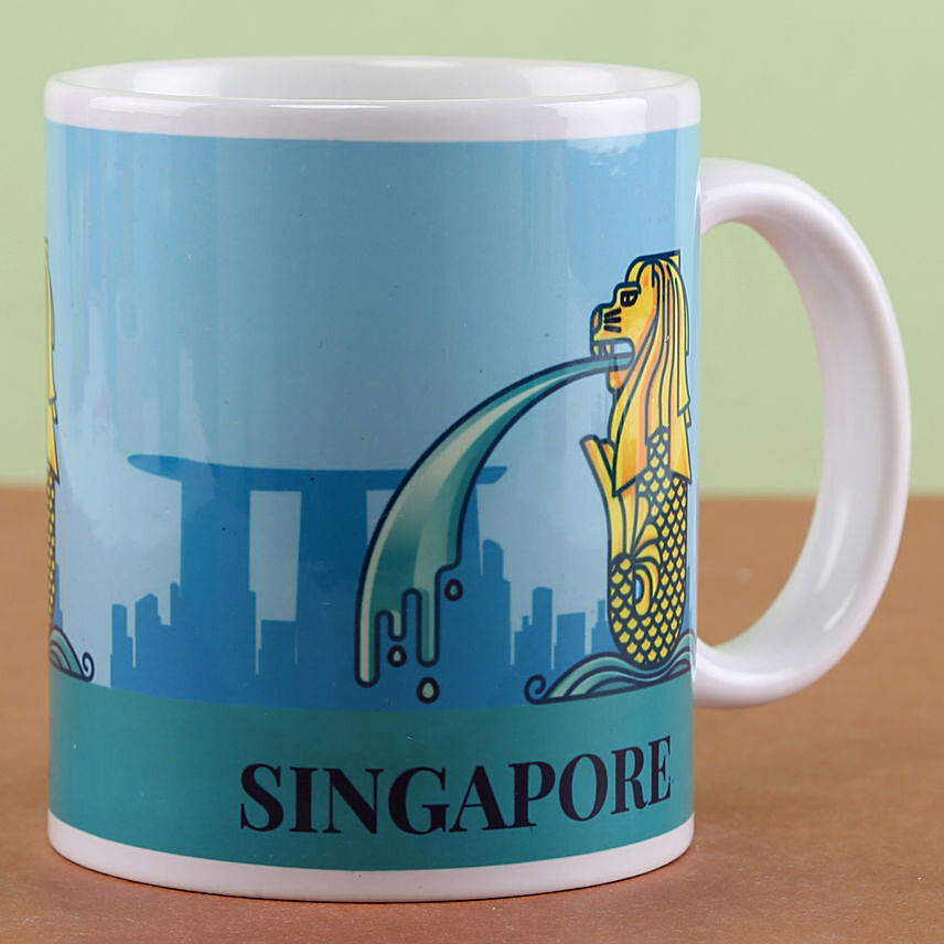Panthera Leo  Singapore Mug