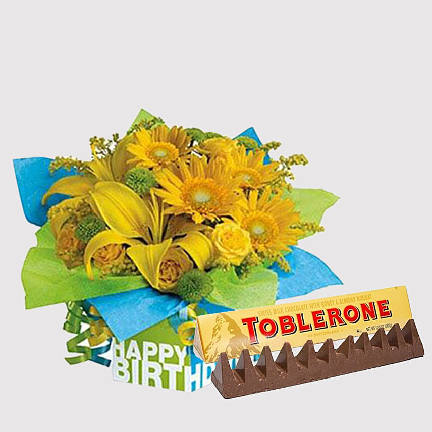 Toblerone and Sunshine Floral Combo