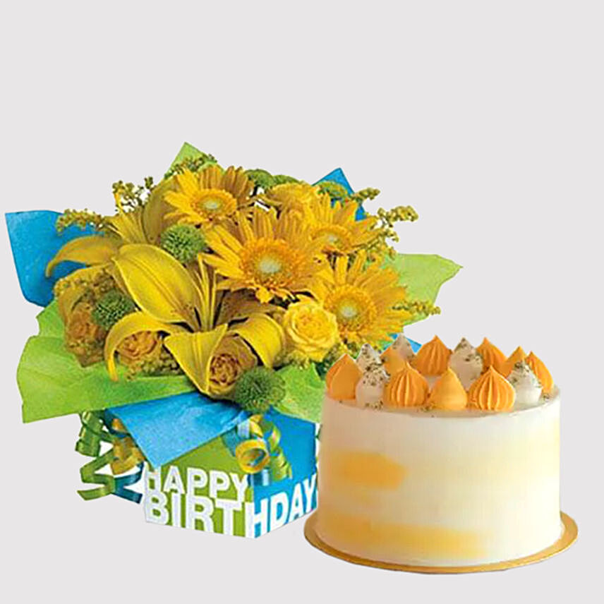 Banana Cake and Sunshine Floral Combo